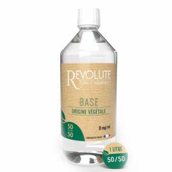 Base e-liquide DIY Végétale 50/50 Revolute format 1000 ml