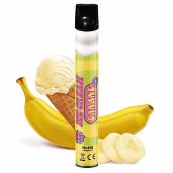 PUFF JETABLE Wpuff saveur Ice Cream Banane