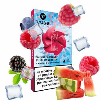 Cartouche e-liquide ePod Vuse saveur Pastèque Fruits Rouges Ice x 2