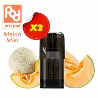 Recharge Melon Miel INVC 3 x 800 puffs