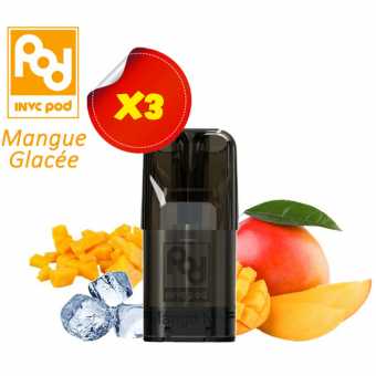 Recharge Mangue Glacée INVC 3 x 800 puffs