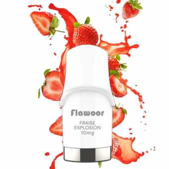 Recharge saveur Fraise Explosion Flawoor Mate 2