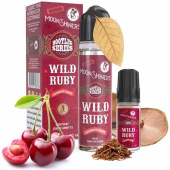 E liquide Wild Ruby Authentic Blend format 60 ml Moonshiners