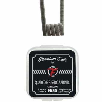 Quad Core Fused Clapton DL Ni80 0.20Ω