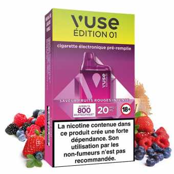 Vuse Édition 01 Puff Box Saveur Fruits Rouges Intenses