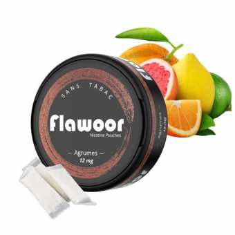 Pouche de nicotine Flawoor Nicotine Pouches Agrumes