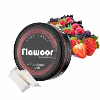 Pouche de nicotine Flawoor Nicotine Pouches Fruits Rouges
