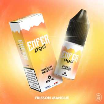 Découvrez l'e-liquide Enfer Pod Frisson Mangue : Une explosion de fraîcheur tropicale