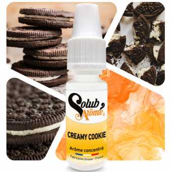 Arôme concentré pour diy Creamy Cookie format 10 ml par Solubarome