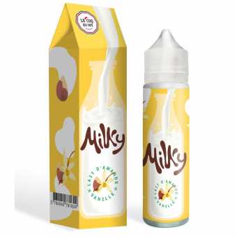 E liquide Lait d'Amande Vanille format 50 ml Milky