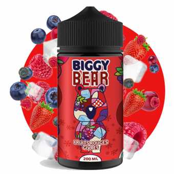 E liquide Fruits Rouges Givrés format 200ml Biggy Bear