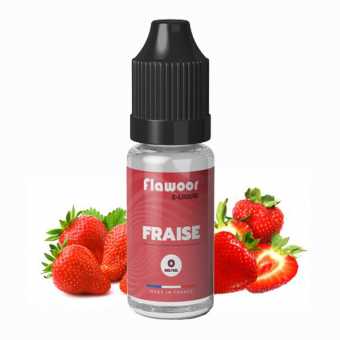 Eliquide Fraise 10ml Flawoor E-liquid par Flawoor