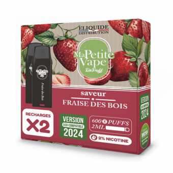 2 x Cartouches RePuff Fraise des Bois Ma Petite Vape