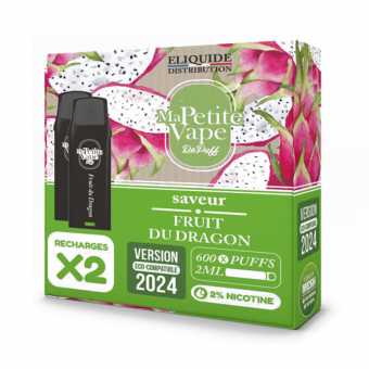 2 x Cartouches RePuff Fruit du Dragon Ma Petite Vape