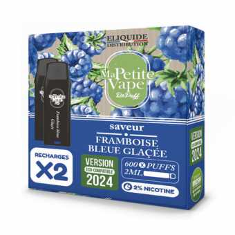 2 x Cartouches RePuff Framboise Bleue Glacée Ma Petite Vape