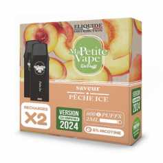 2 x Cartouches RePuff Pêche Ice Ma Petite Vape