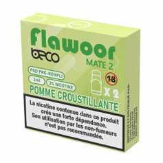 Cartouches Flawoor Mate 2 Pomme Croustillante (x2)