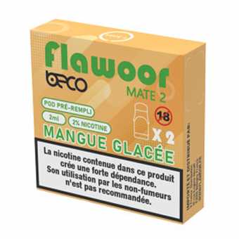 Recharge saveur Mangue Glacée Flawoor Mate 2