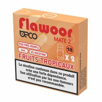 Recharge saveur Fruits Tropicaux Flawoor Mate 2