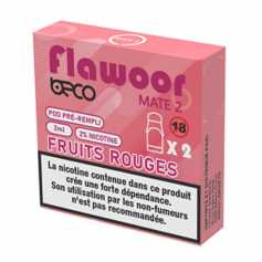 Cartouches Flawoor Mate 2 Fruits Rouges (x2)