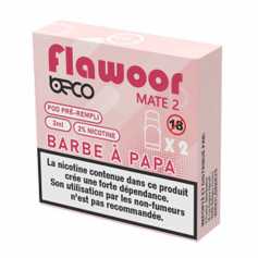 Recharge Barbe à Papa Flawoor Mate 2 Flawoor 2 x 600 puffs