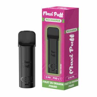 Cartouche Maxi Puff Fruit du dragon Fraise Maxi Puff