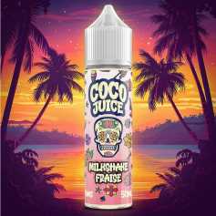 E liquide Milkshake Fraise format 50 ml Coco Juice