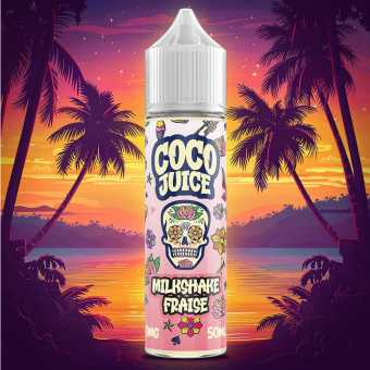 E liquide Milkshake Fraise format 50 ml Coco Juice