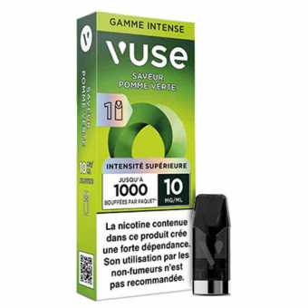 Cartouche Reload 1000 Pomme Verte de Vuse
