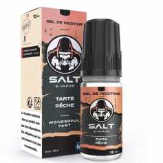 Tarte Pêche par Salt E-Vapor : Une Explosion de Saveurs Réalistes