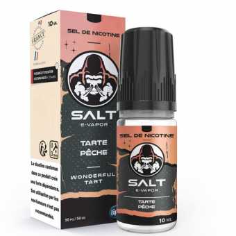 Tarte Pêche par Salt E-Vapor : Une Explosion de Saveurs Réalistes