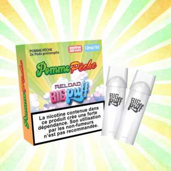 Recharge saveur Pomme Pêche Big Puff Reload