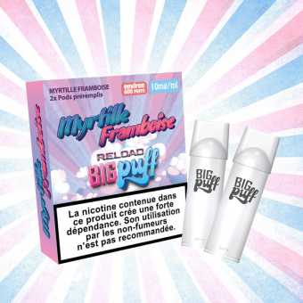 Recharge saveur Myrtille framboise Big Puff Reload