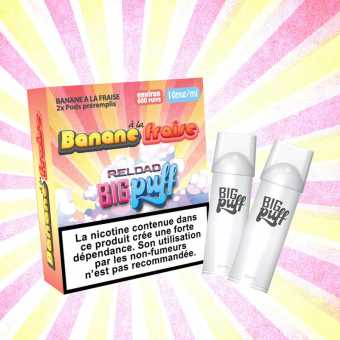 Recharge saveur Banane à la fraise Big Puff Reload