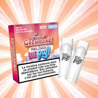 Recharge saveur Fraise Grenadine Big Puff Reload