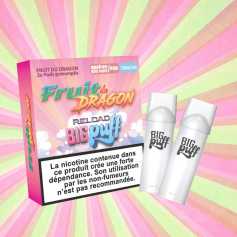 Cartouches Big Puff Reload Fruit du Dragon (x2)