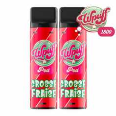 Cartouches Wpuff 1800 Grosse Fraise x2 par Liquideo