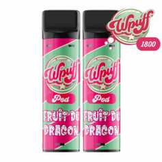 Cartouches Wpuff 1800 Fruit du Dragon x2 de Liquideo