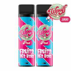 Cartouches Wpuff 1800 Fruits des Bois x2 de Liquideo