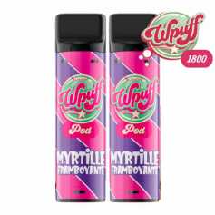Cartouches Wpuff 1800 Myrtille Framboyante x2 de Liquideo