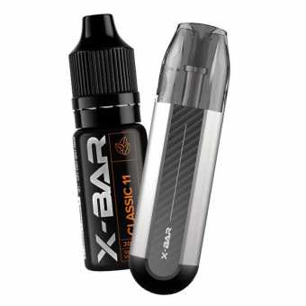 Kit Mini X-Bar Rechargeable saveur Classic 11 Tobacco