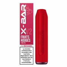 Puff réutilisable X-BAR saveur Fruits Rouges du French Lab