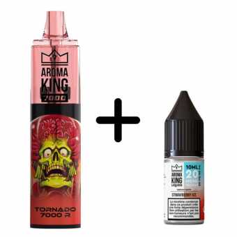 Puff Tornado 7000R 20mg Fraise Glacée