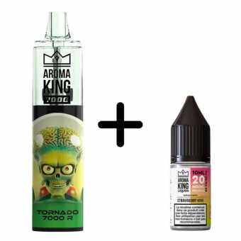 Puff Tornado 7000R 20mg Fraise Kiwi
