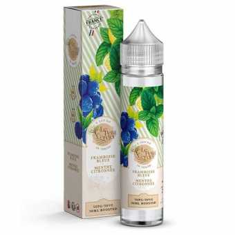 Eliquide Framboise Bleue Menthe Citronnée 50ml de le Petit Verger