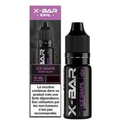 E liquide Ice Grape Nic Salt 10 ml X BAR