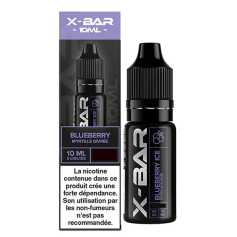 E liquide Blueberry Ice Nic Salt 10 ml X BAR
