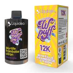 Cartouche Myrtille Framboise Citron Wpuff 12K