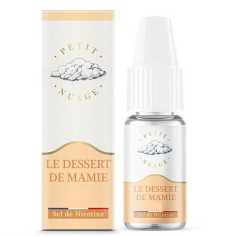 E liquide Le Dessert de Mamie Format 10 ML Petit Nuage sel de nicotine
