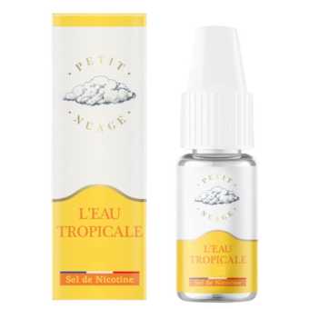 E liquide L'eau Tropicale Format 10 ML Petit Nuage sel de nicotine